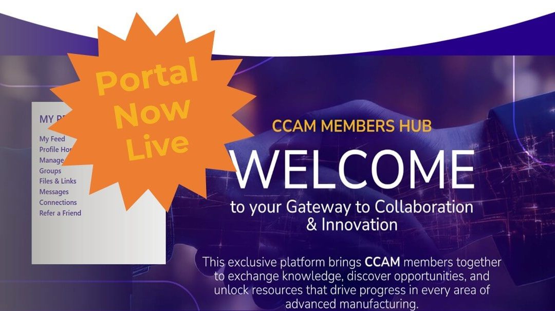 CCAM Announces Launch of New Member Portal to Strengthen Collaboration Across Advanced Manufacturing Ecosystem